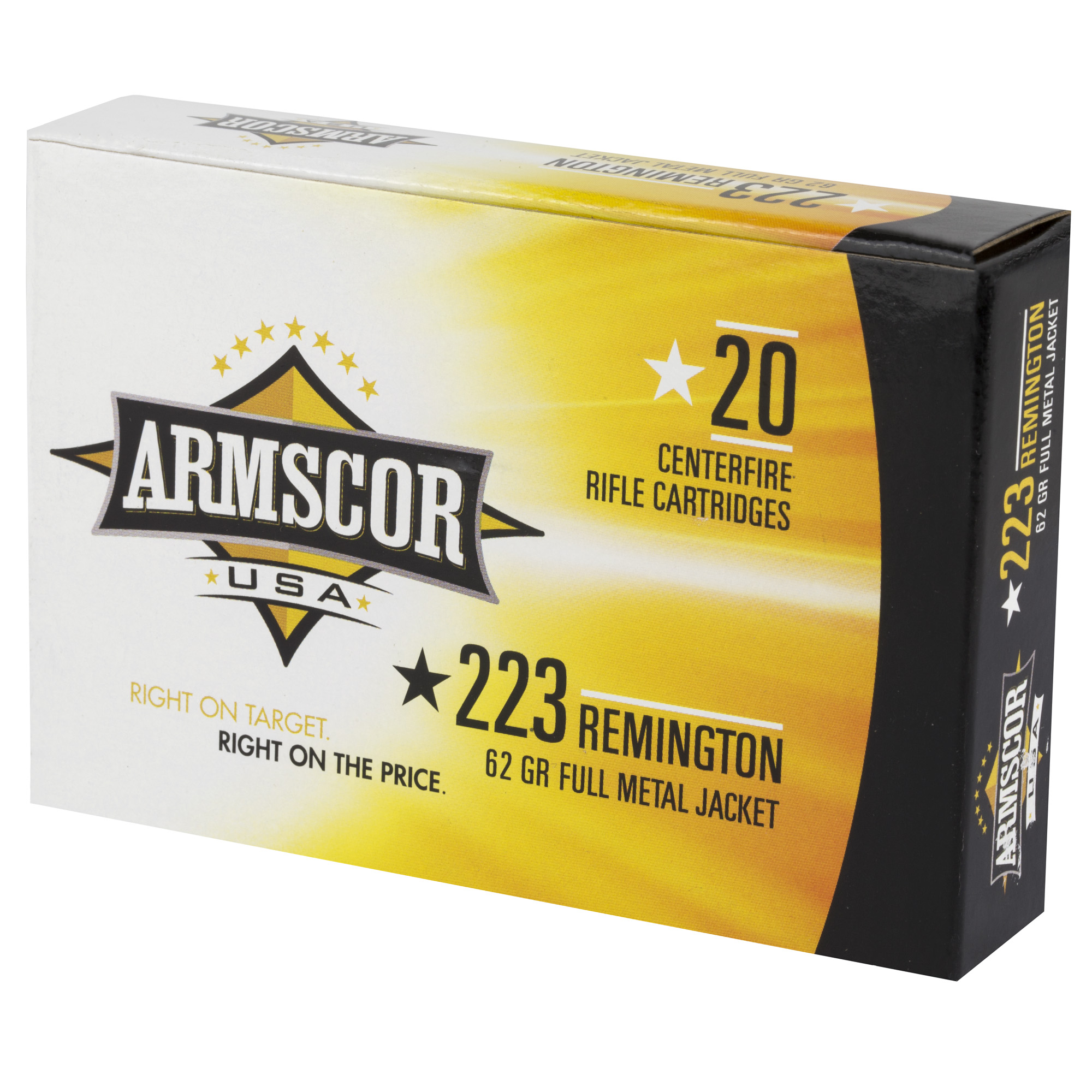 Armscor 223 Remington 62gr Fmj 20 Round Box Trigger Depot 